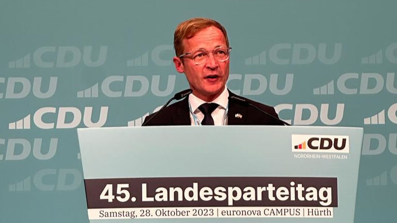 Daniel Sieveke wurde am Samstag in seinem Amt als stellvertretender Parteivorsitzender der CDU NRW bestätigt | Foto: © Paul Schneider / CDU NRW